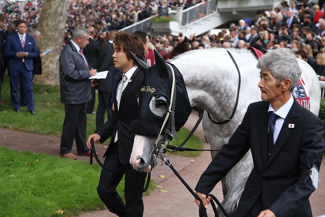 今浪隆利厩務員とゴルシ